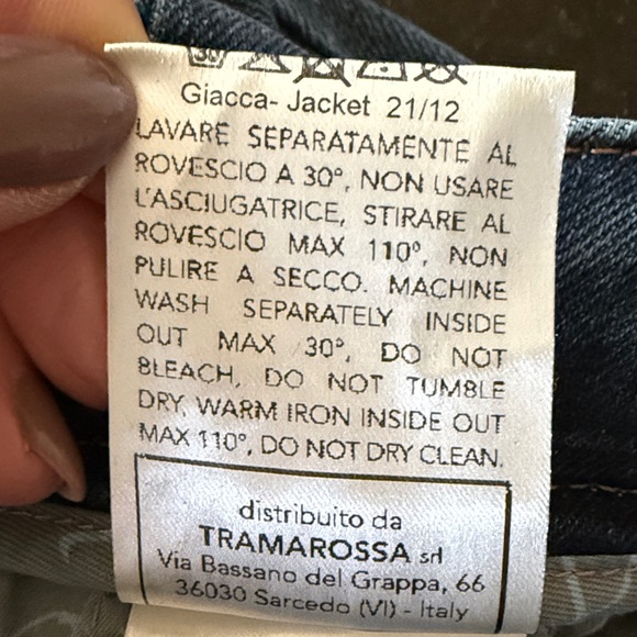 Tramarossa High Rise Belted Straight Leg Jeans Waist 27 - Picture 12 of 12